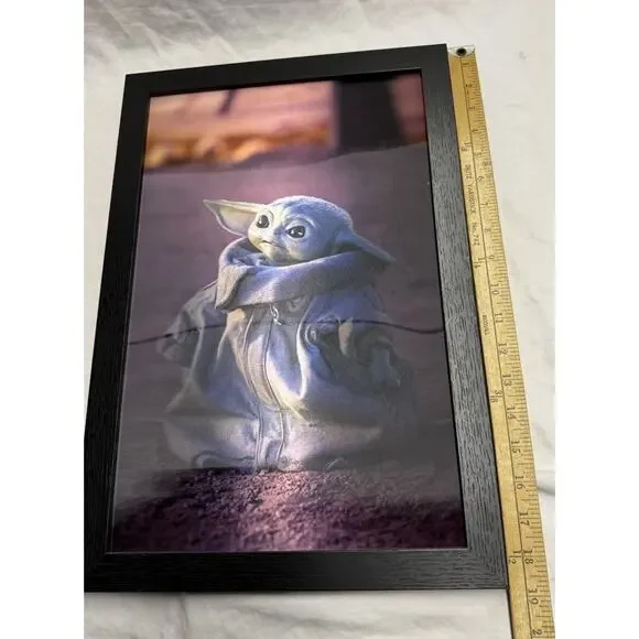Star Wars THE MANDALORIAN THE CHILD BABY YODA LENTICULAR ILLUSION PRINT